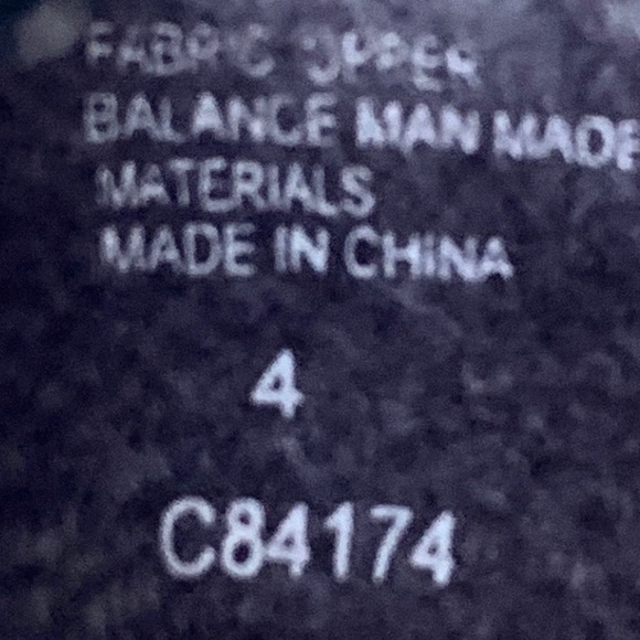 New Vintage Unlisted black satin ankle strap shoes - Picture 4 of 8